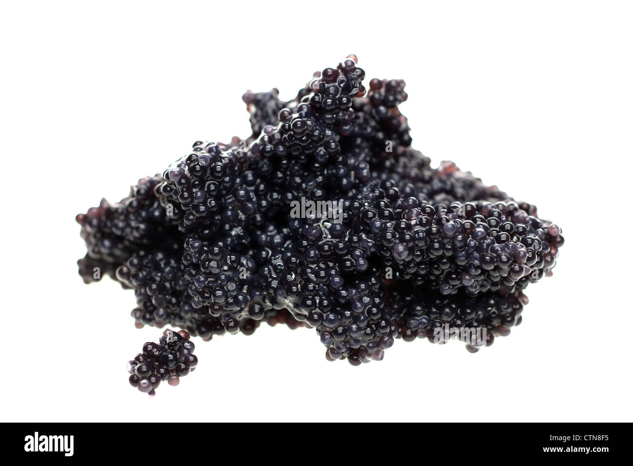 Pile of Lumpfish caviar Stock Photo