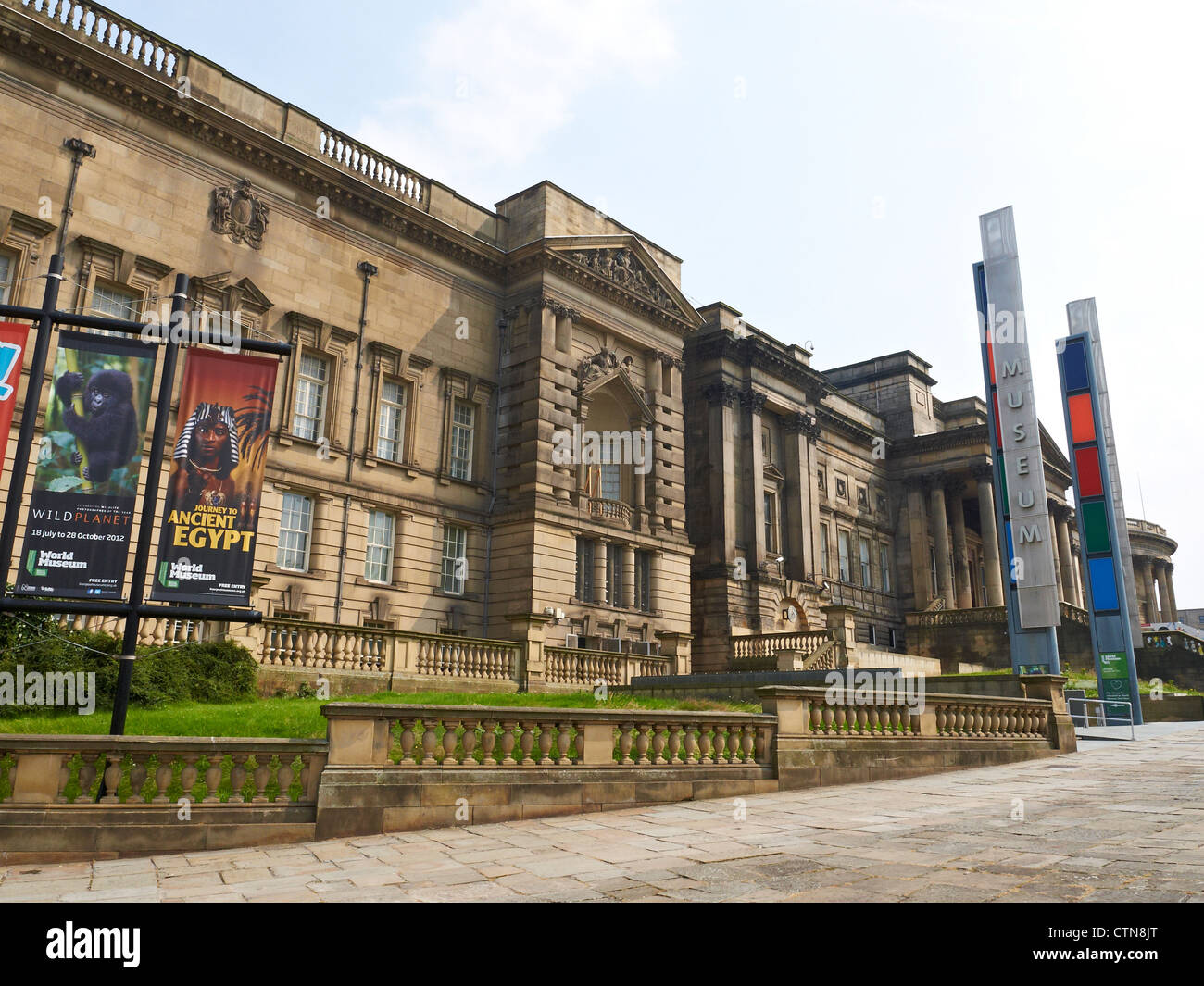 World museum on William Brown Street in Liverpool UK Stock Photo