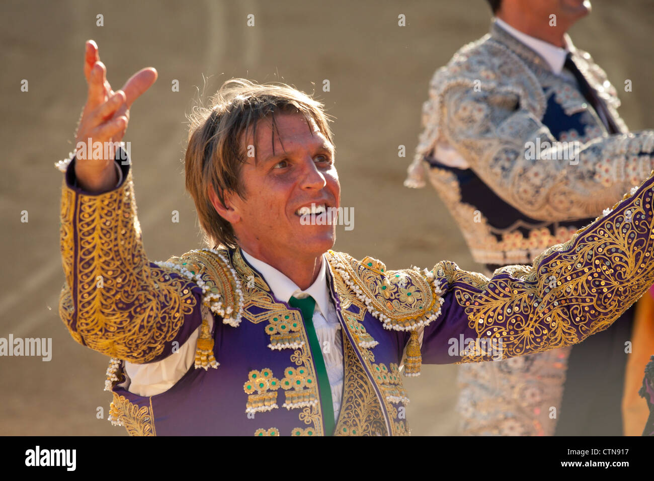 Spanish bullfighter Manuel Diaz Gonzalez El Cordobes. 21 July 2012, La Linea de la Concepcion, Spain. Stock Photo