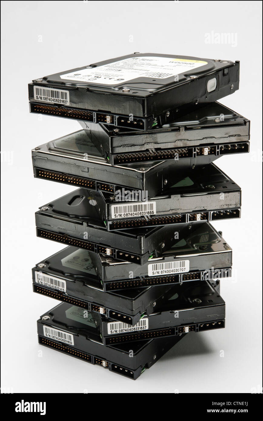 Computer hard drives Stock Photo Alamy