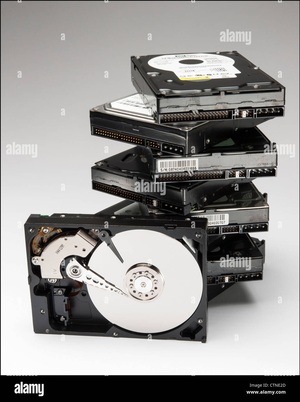 Computer hard drives Stock Photo Alamy