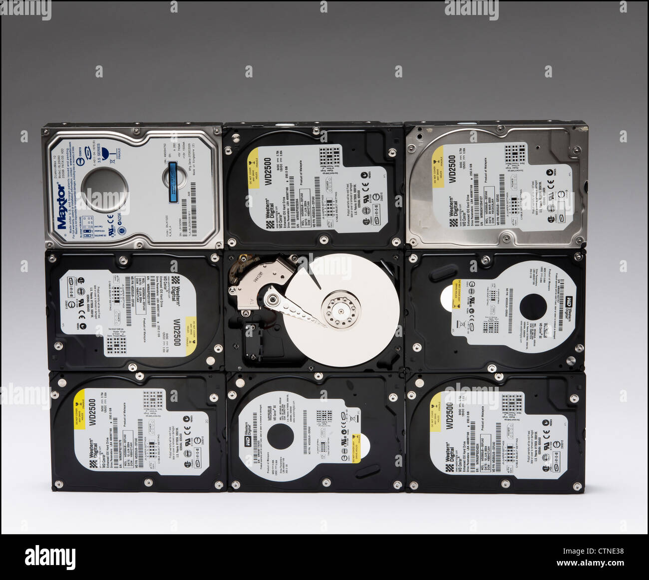 Computer hard drives Stock Photo Alamy