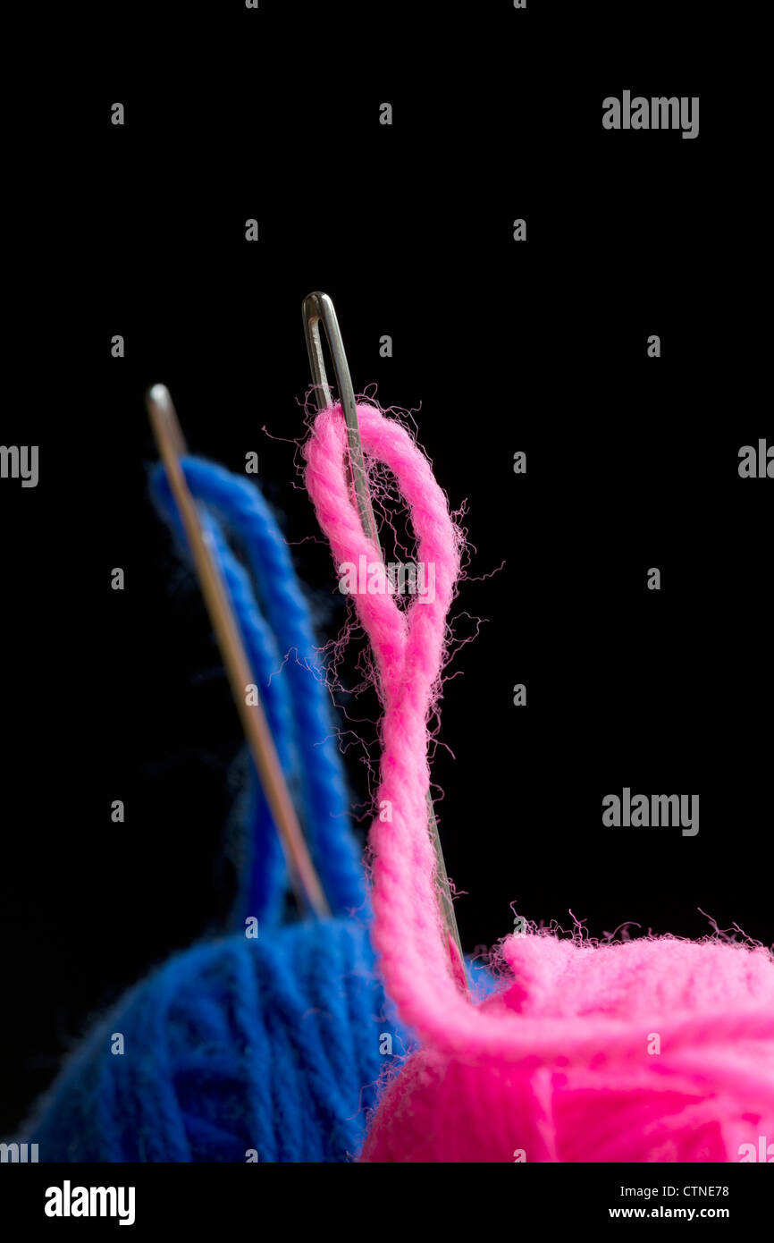Darning wool hi-res stock photography and images - Alamy