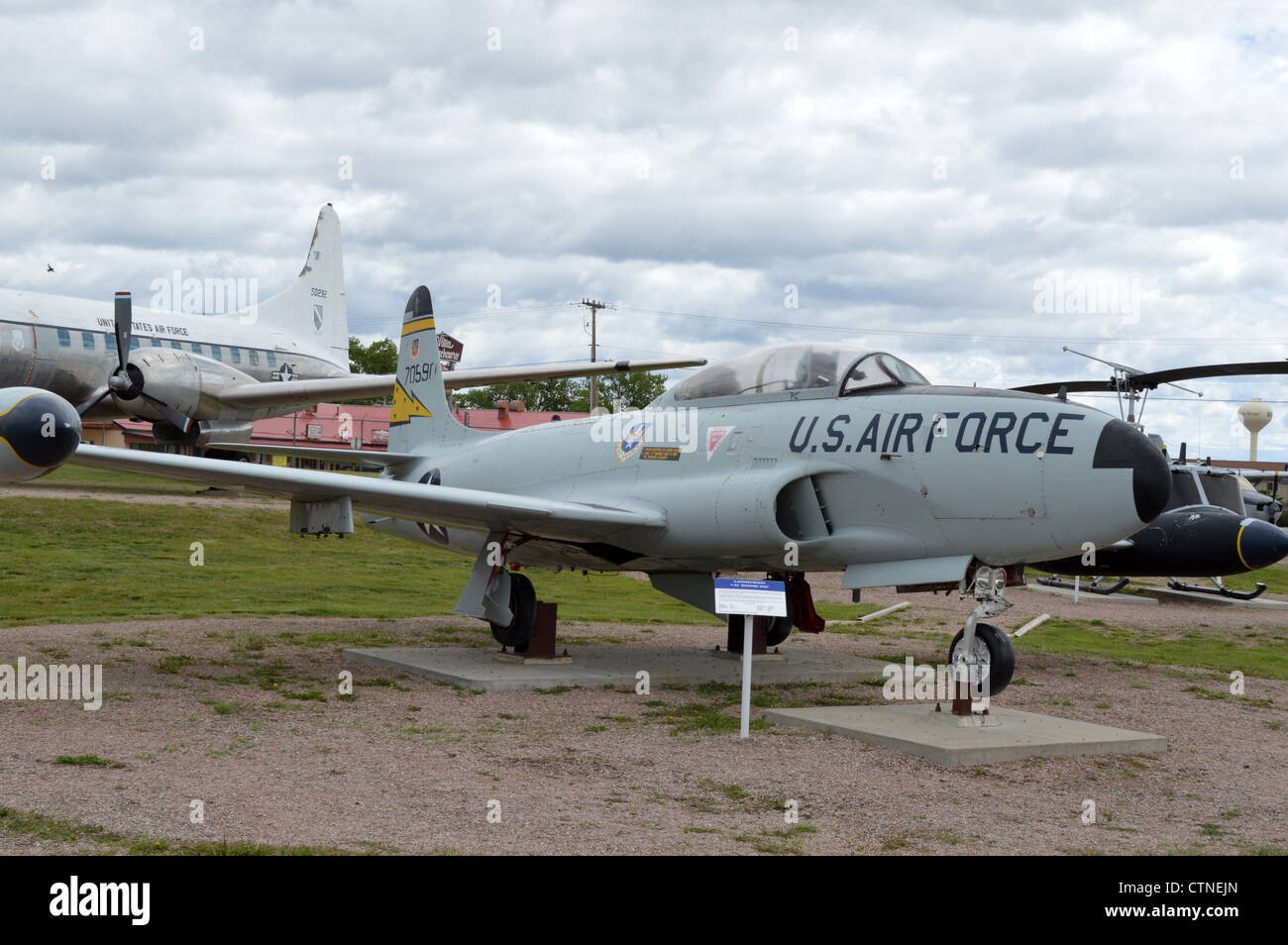 South Dakota Air and Space Museum at Ellsworth AFB in Rapid City Stock