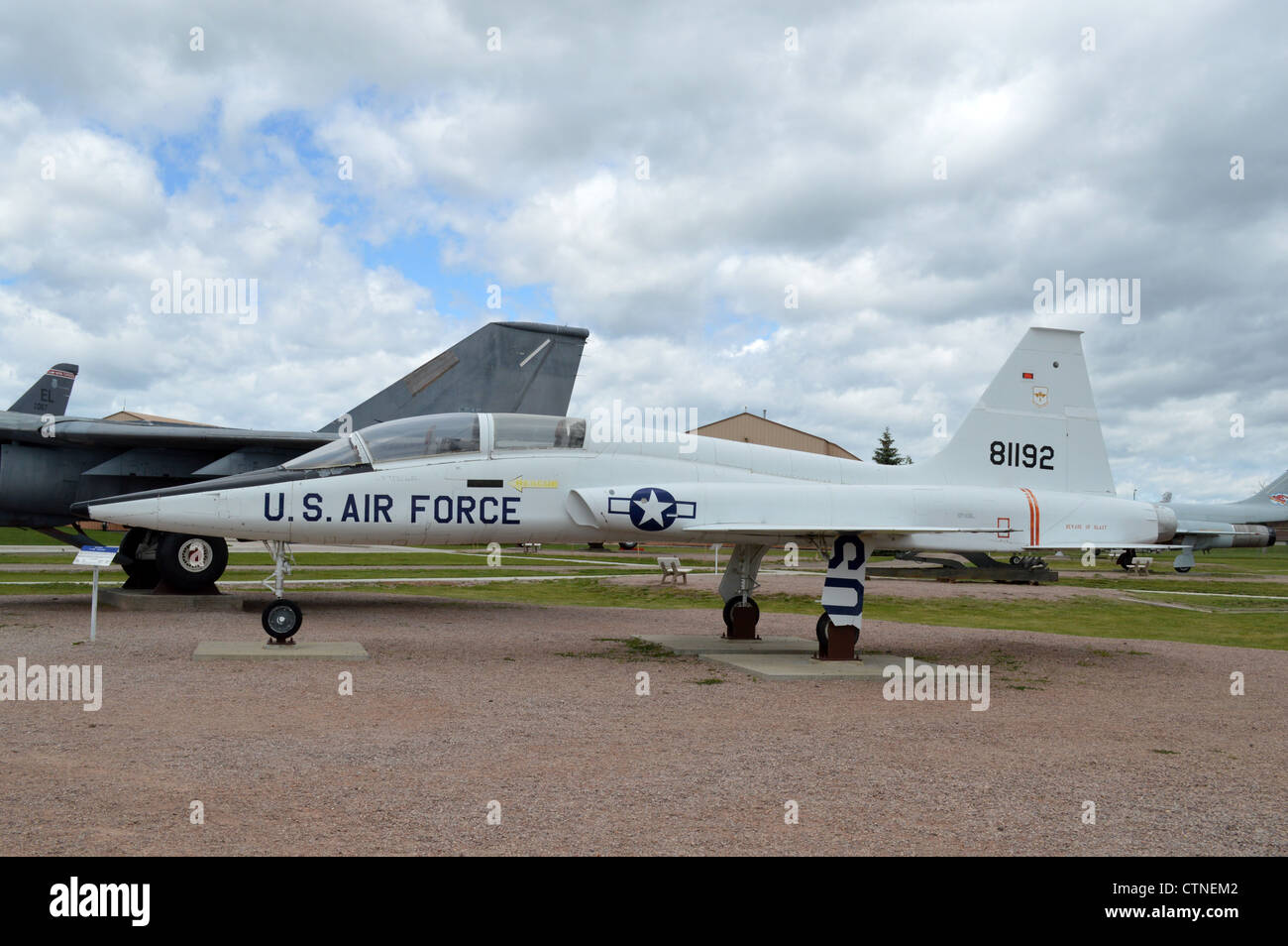 South Dakota Air and Space Museum at Ellsworth AFB in Rapid City Stock