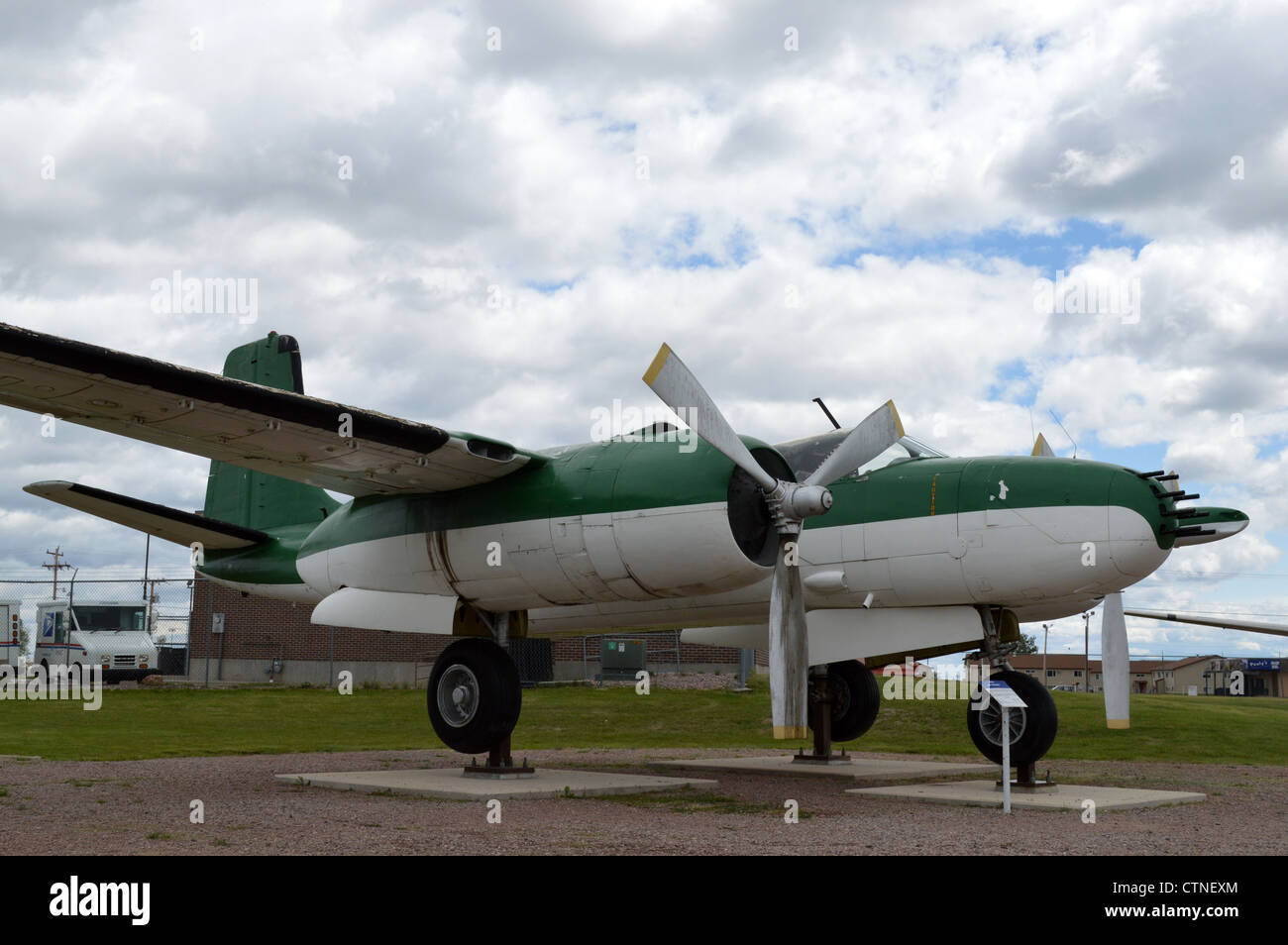 South Dakota Air and Space Museum at Ellsworth AFB in Rapid City Stock