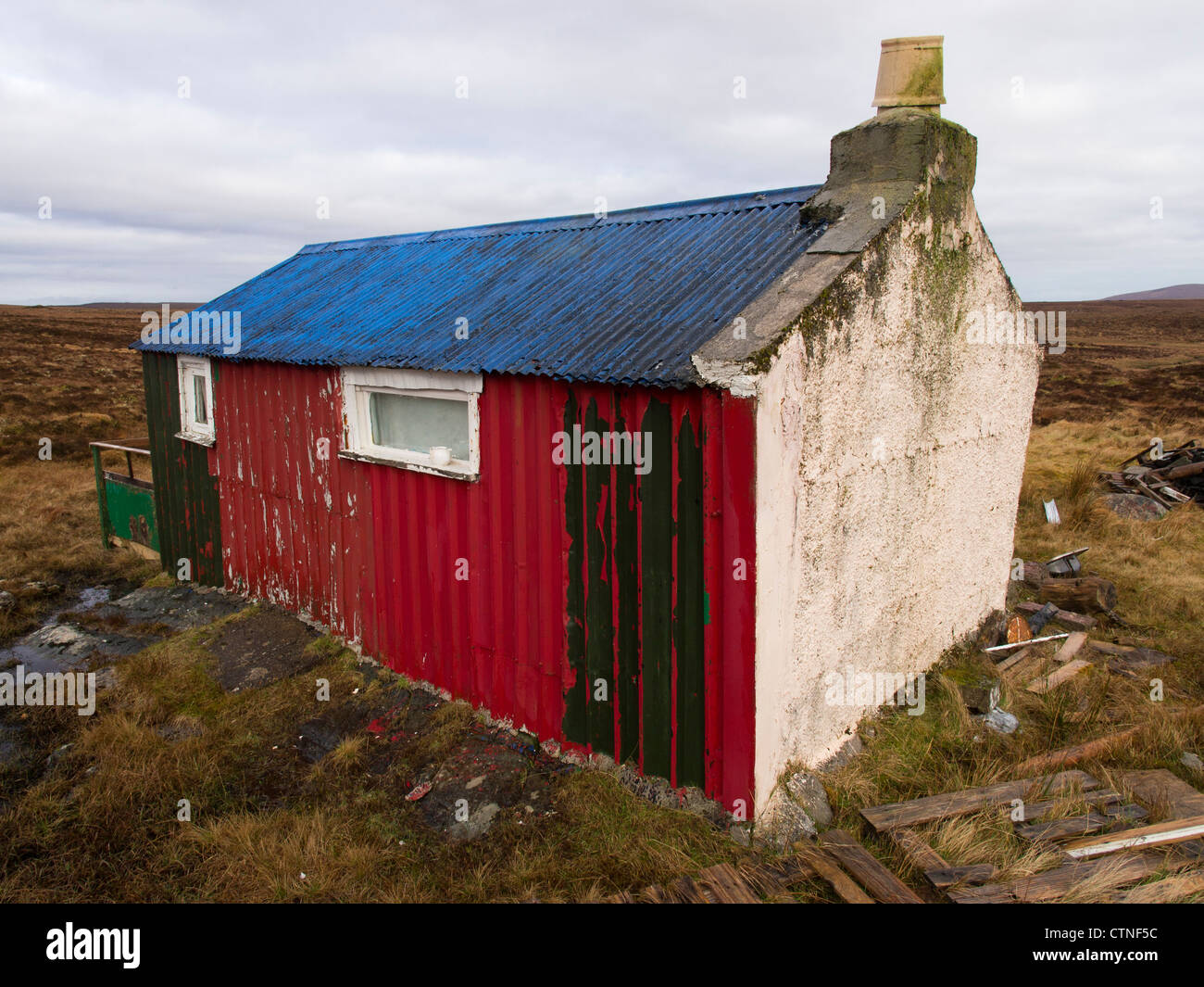 Shieling, Isle of Lewis, Scotland Stock Photo