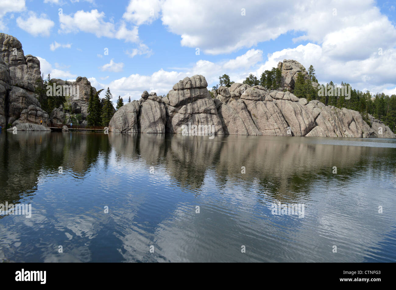 Beautiful Sylvan Lake in South Dakota Stock Photo Alamy