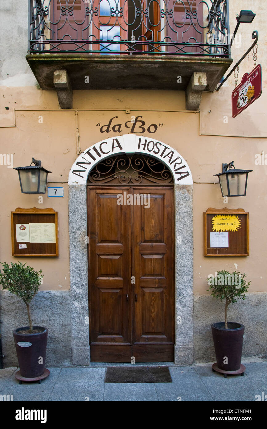 Italy, Piedmont, Domodossola, Antica Hostaria da Bo Stock Photo