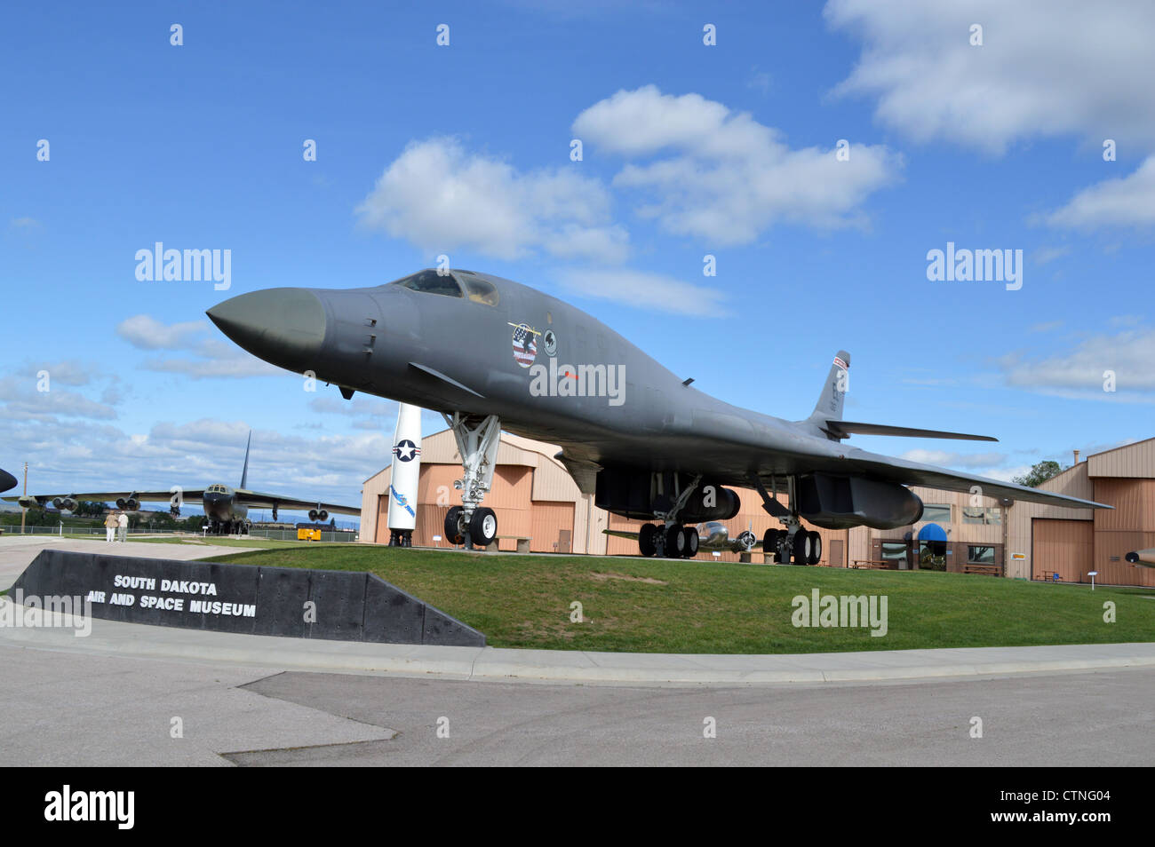 South Dakota Air and Space Museum at Ellsworth AFB in Rapid City Stock