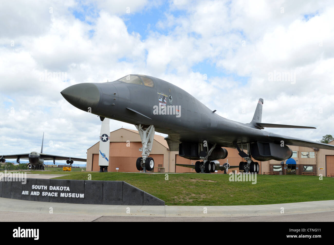 South Dakota Air and Space Museum at Ellsworth AFB in Rapid City Stock