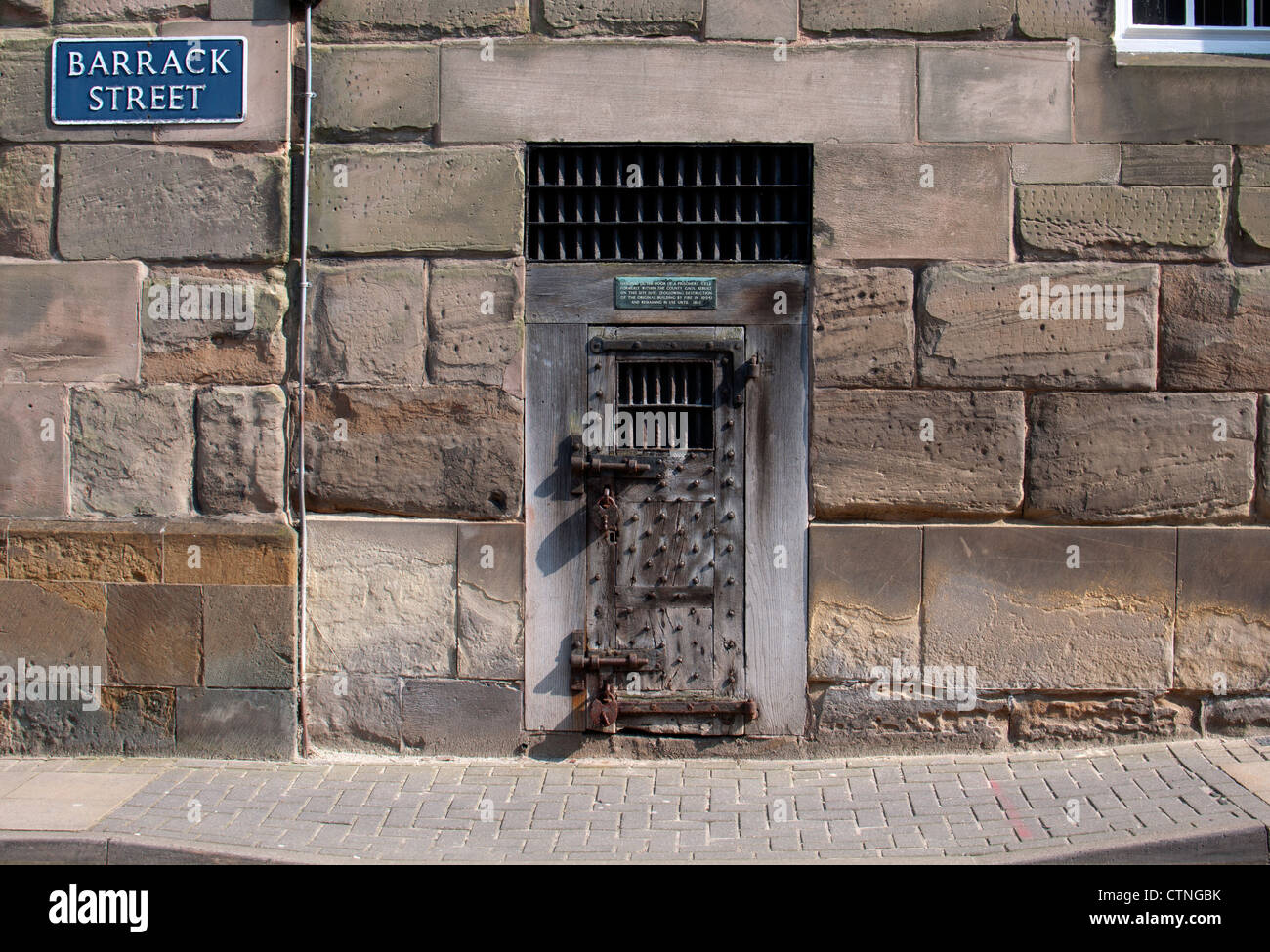 Old Prison Cell Door From County Gaol Barrack Street Warwick