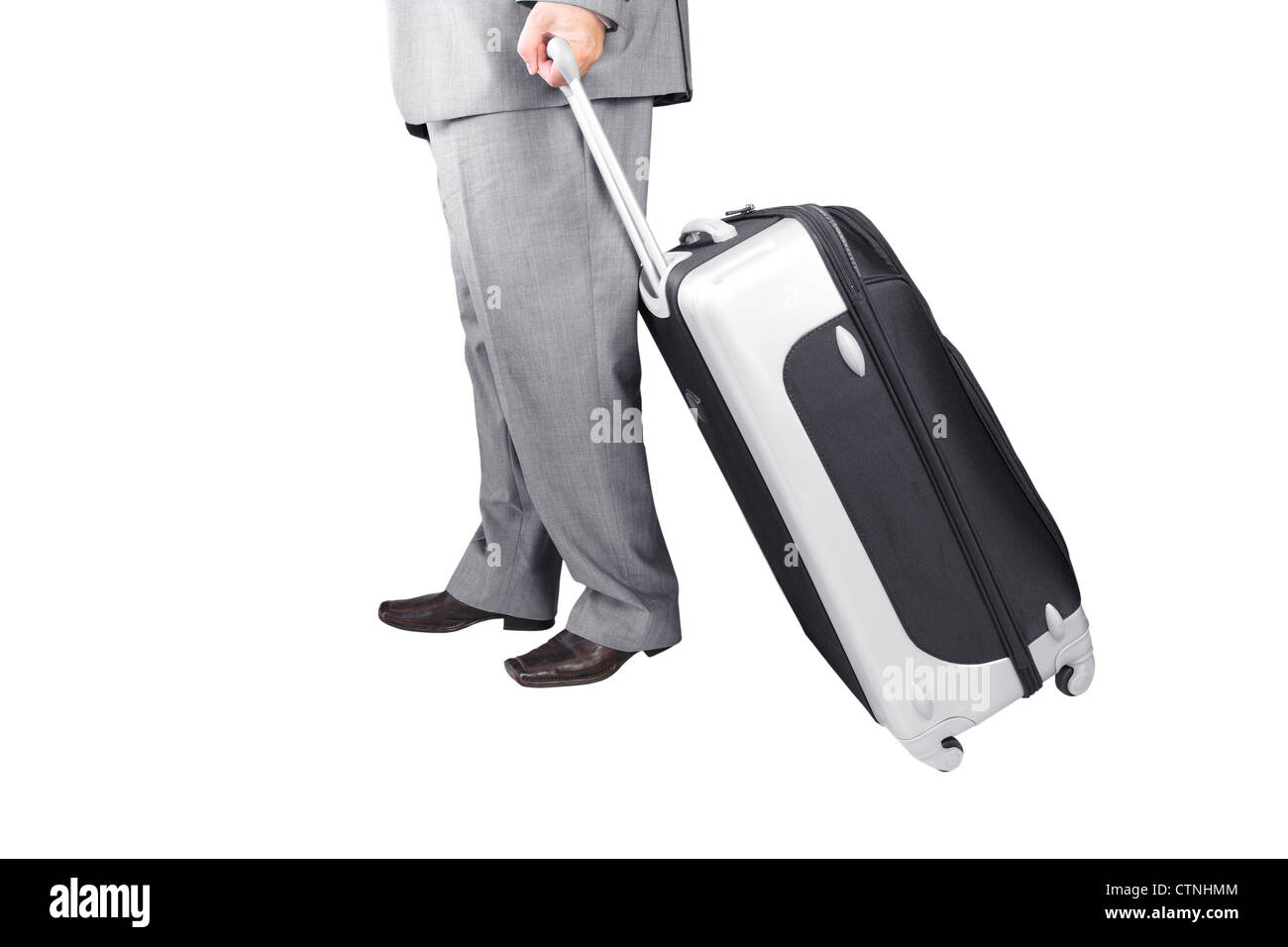 Man Walking with Travel Bag Stock Photo - Alamy