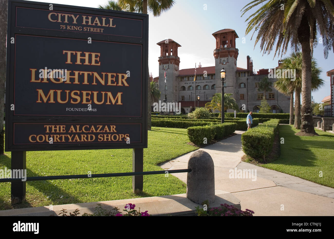 City Hall - The Lightner Museum St. Augustine Florida Stock Photo - Alamy