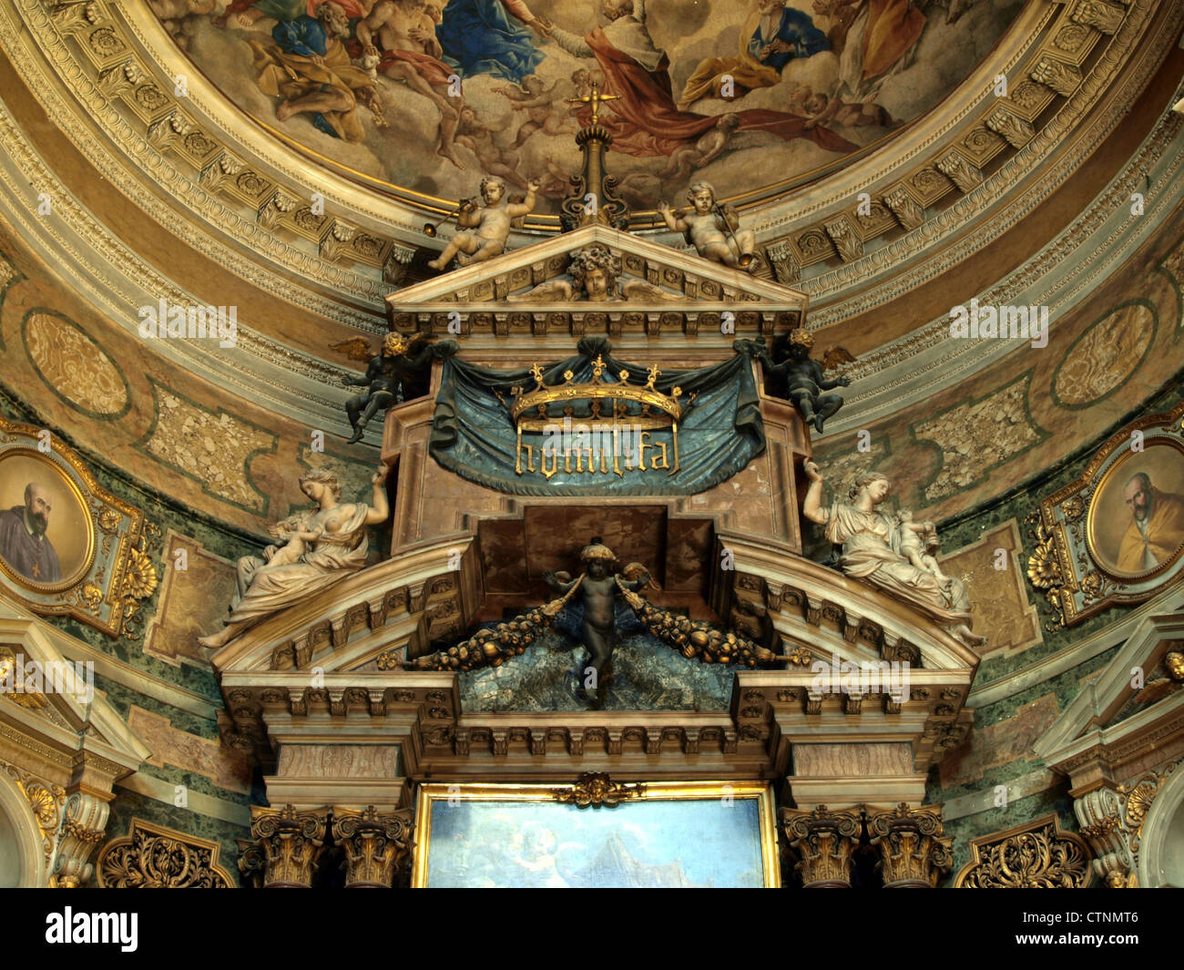 San Carlo ai Catinari Stock Photo Alamy