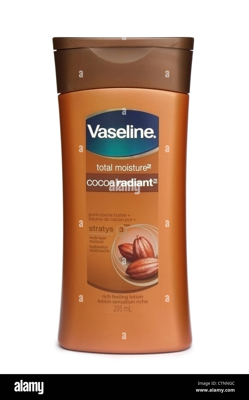 Vaseline Cocoa Radiant Stock Photo