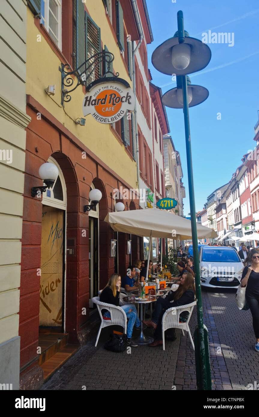 The Hard Rock Cafe In The Historical Altstadt Old Town Of The Stock Photo Alamy