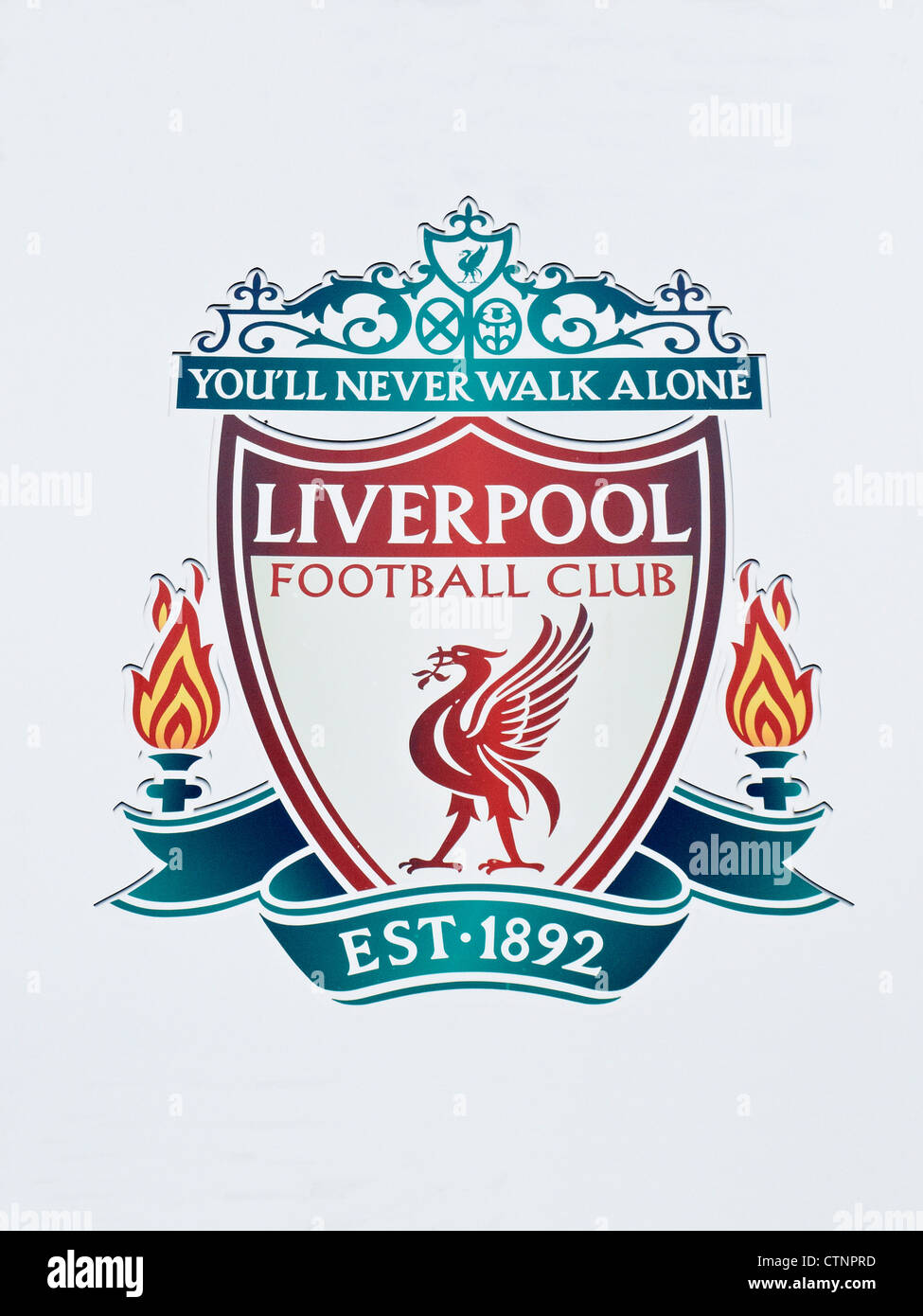 Liverpool Football Club logo Stock Photo