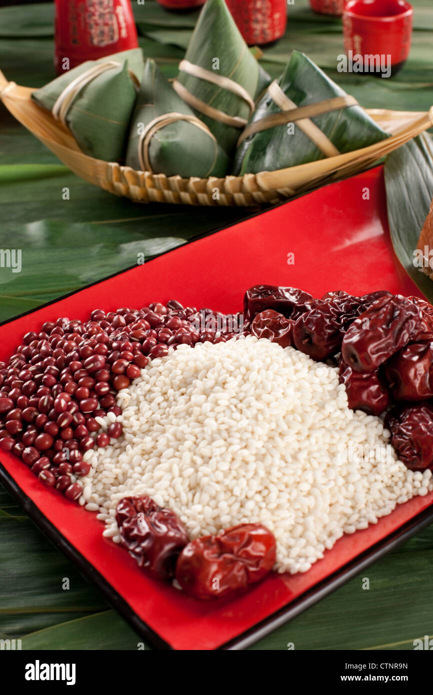 Jujube zongzi hi-res stock photo…