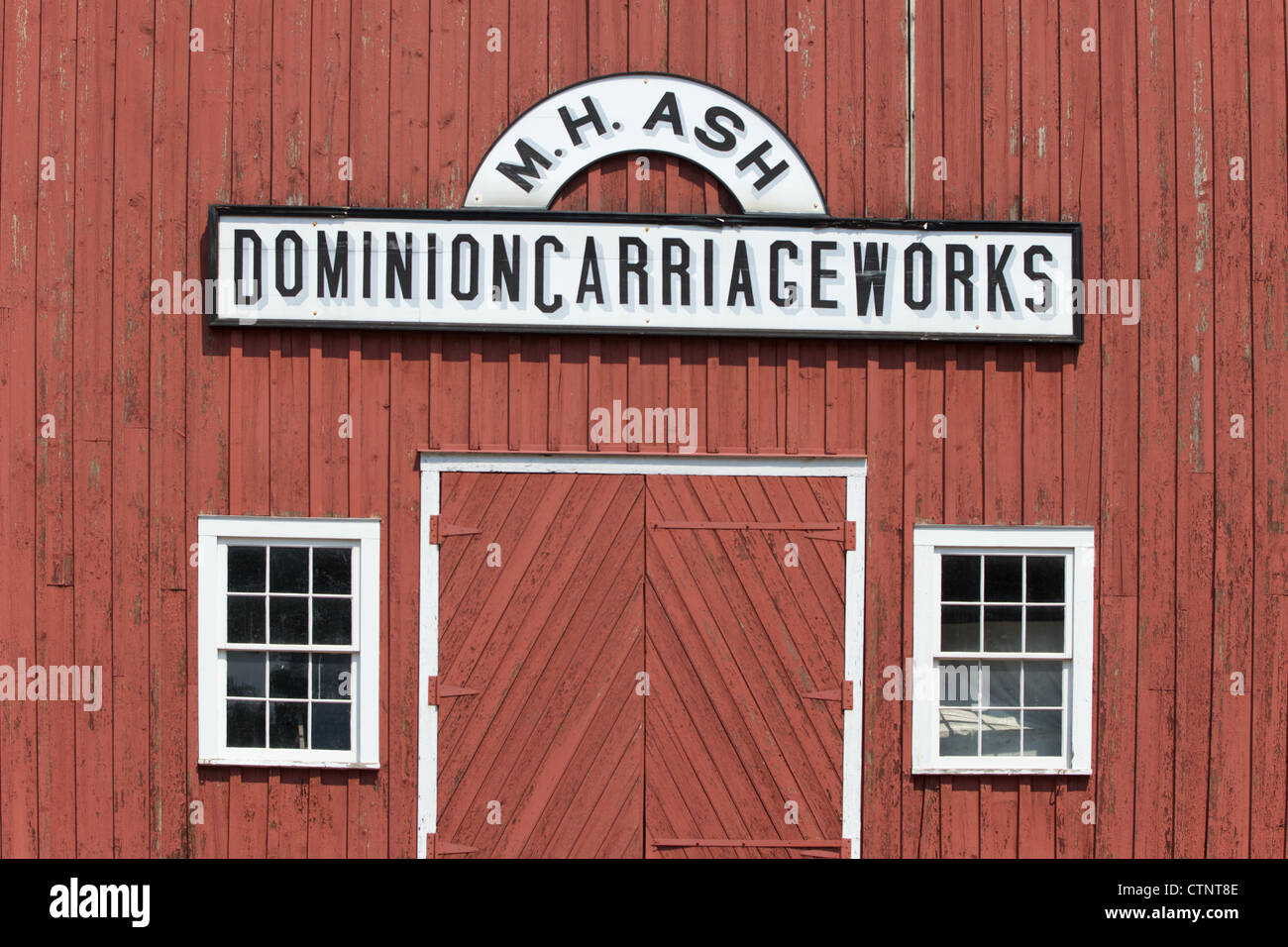 Carriage Works at Black Creek Pioneer Village, Toronto, Ontario Stock Photo