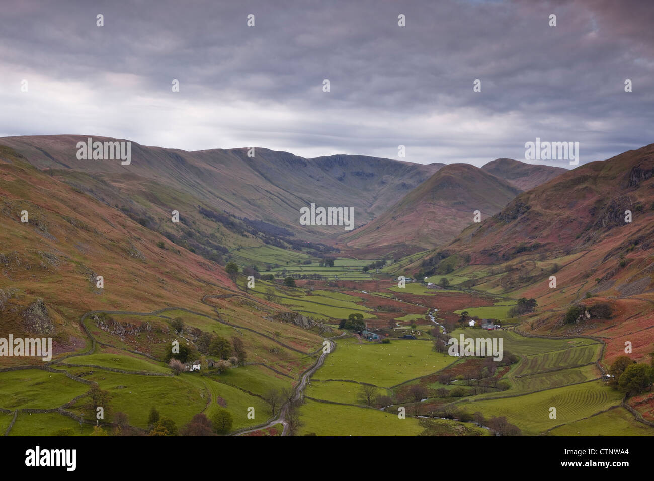 Looking over Martindale in the lake district national park, cumbria, england Stock Photo Alamy