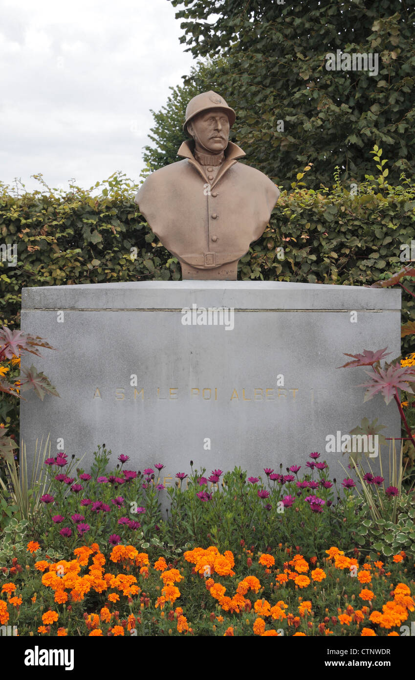 Bust of King Albert I of Belgium (