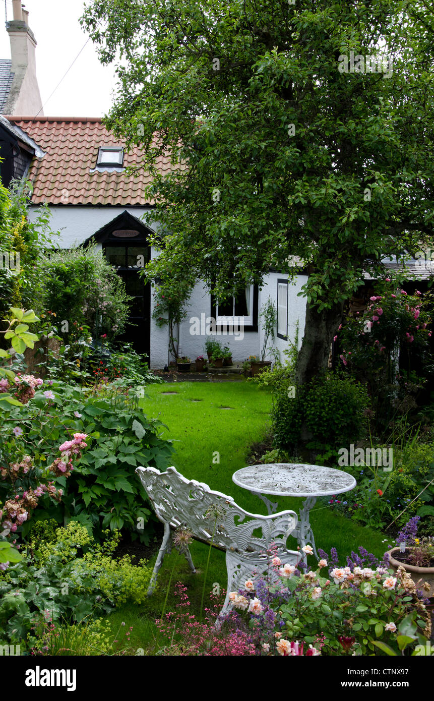 Picturesque cottage in Elie, in the East Neuk of Fife, Scotland Stock