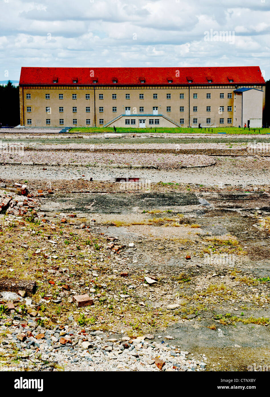 Concentrationcamp Buchenwald near Weimar, Thuringia Stock Photo