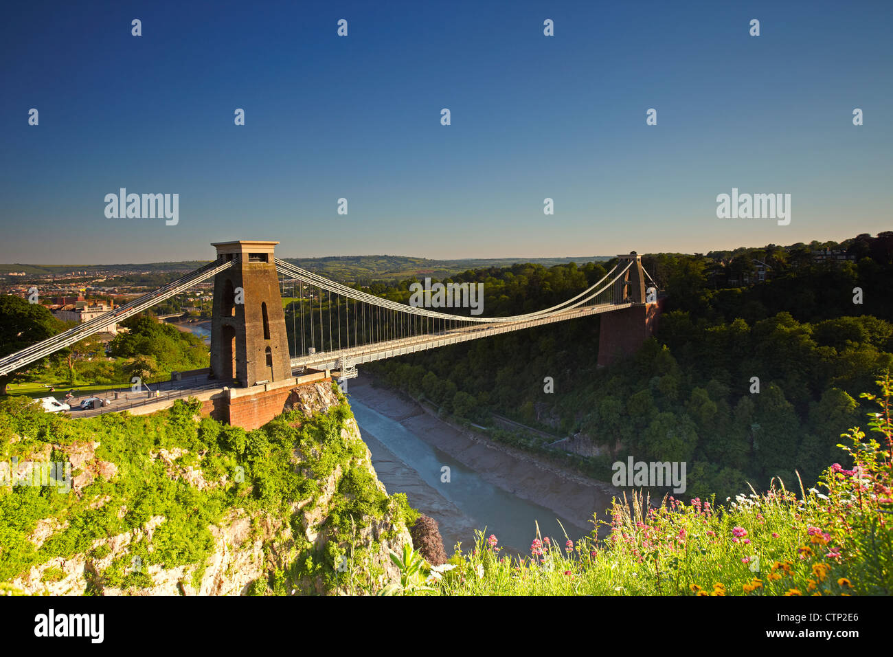 Clifton Suspension Bridge, Clifton, Bristol, England, UK Stock Photo