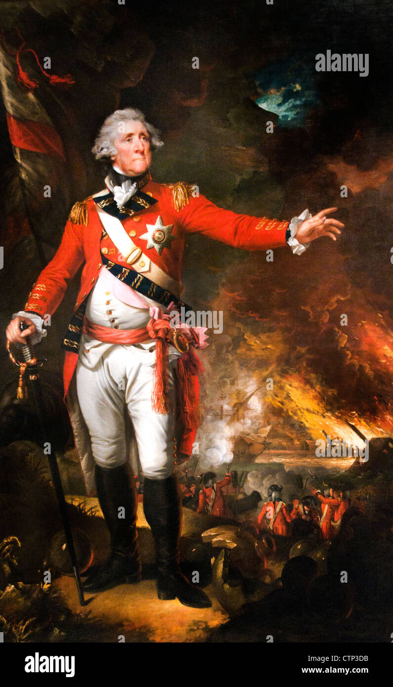 General George Eliott 1790 Mather Brown American United States of America Stock Photo