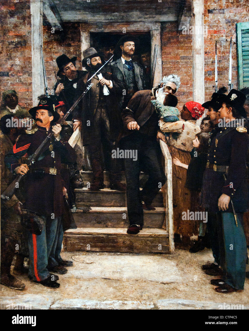 The Last Moments of John Brown 1882 Thomas Hovenden American United States of America Stock Photo