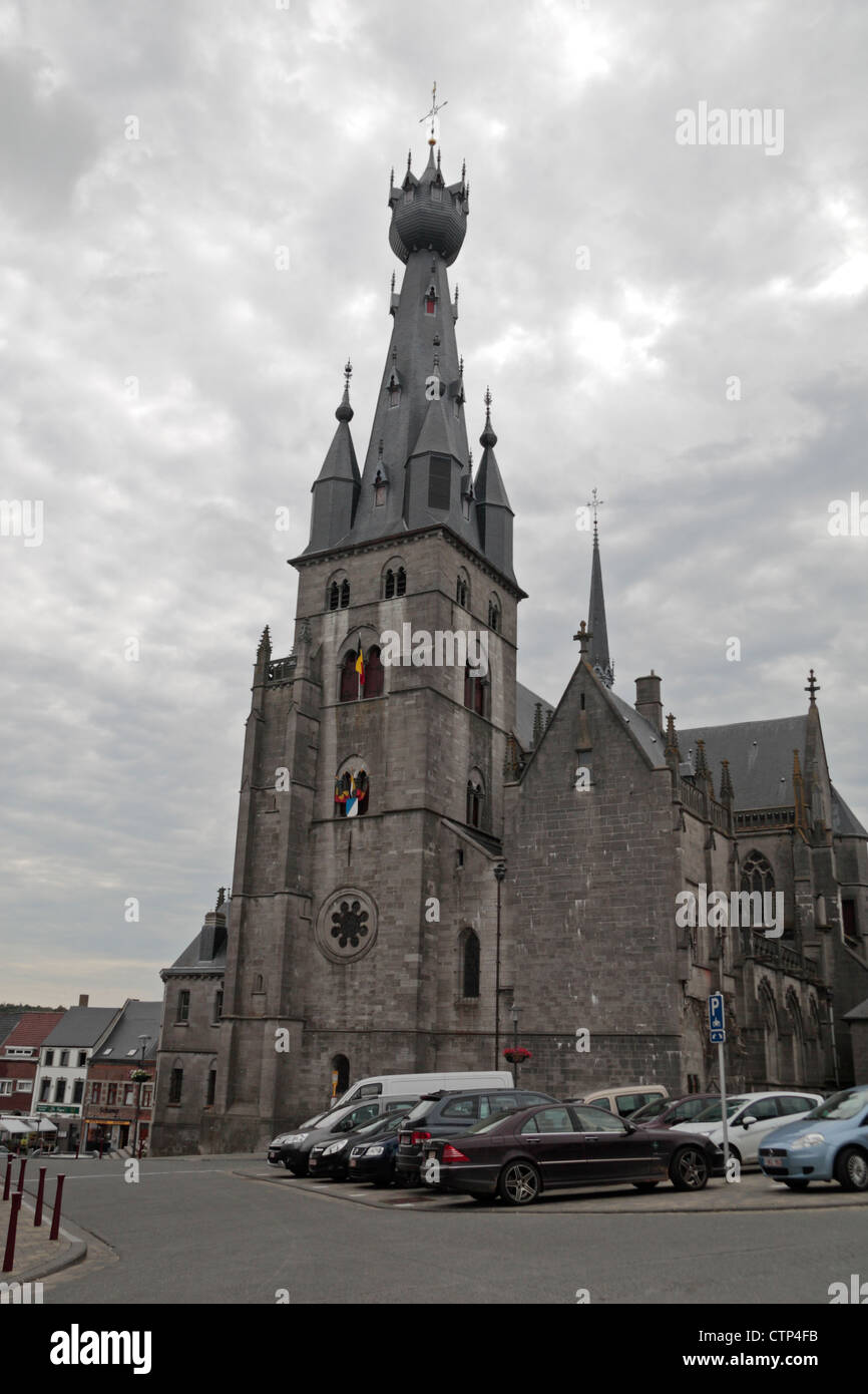 The Basilique StMaterne, Walcourt, Belgium Stock Photo Alamy