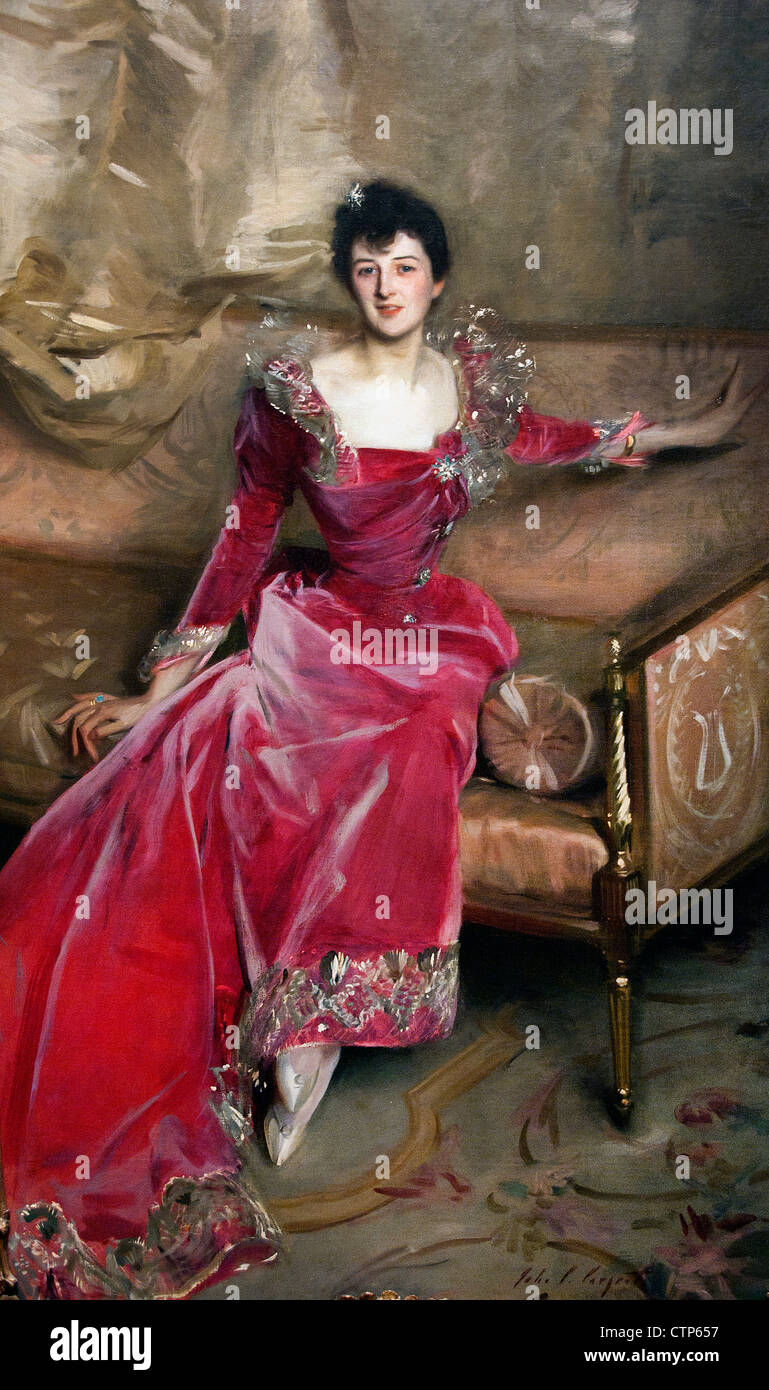 Mrs Hugh Hammersley 1892 John Singer Sargent  American United States of America Stock Photo