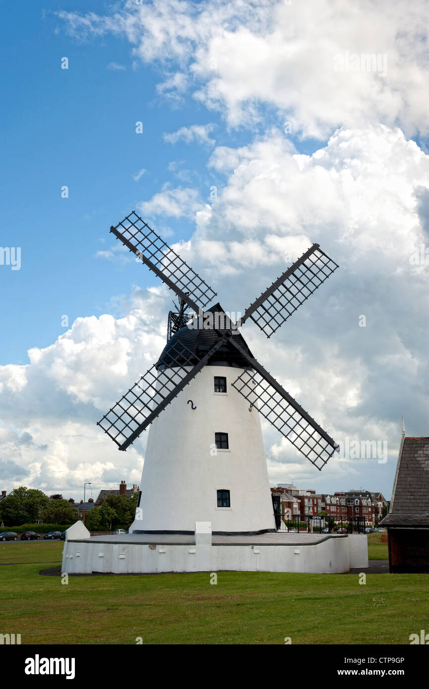Lytham Windmill in Lytham, Lancashire Stock Photo