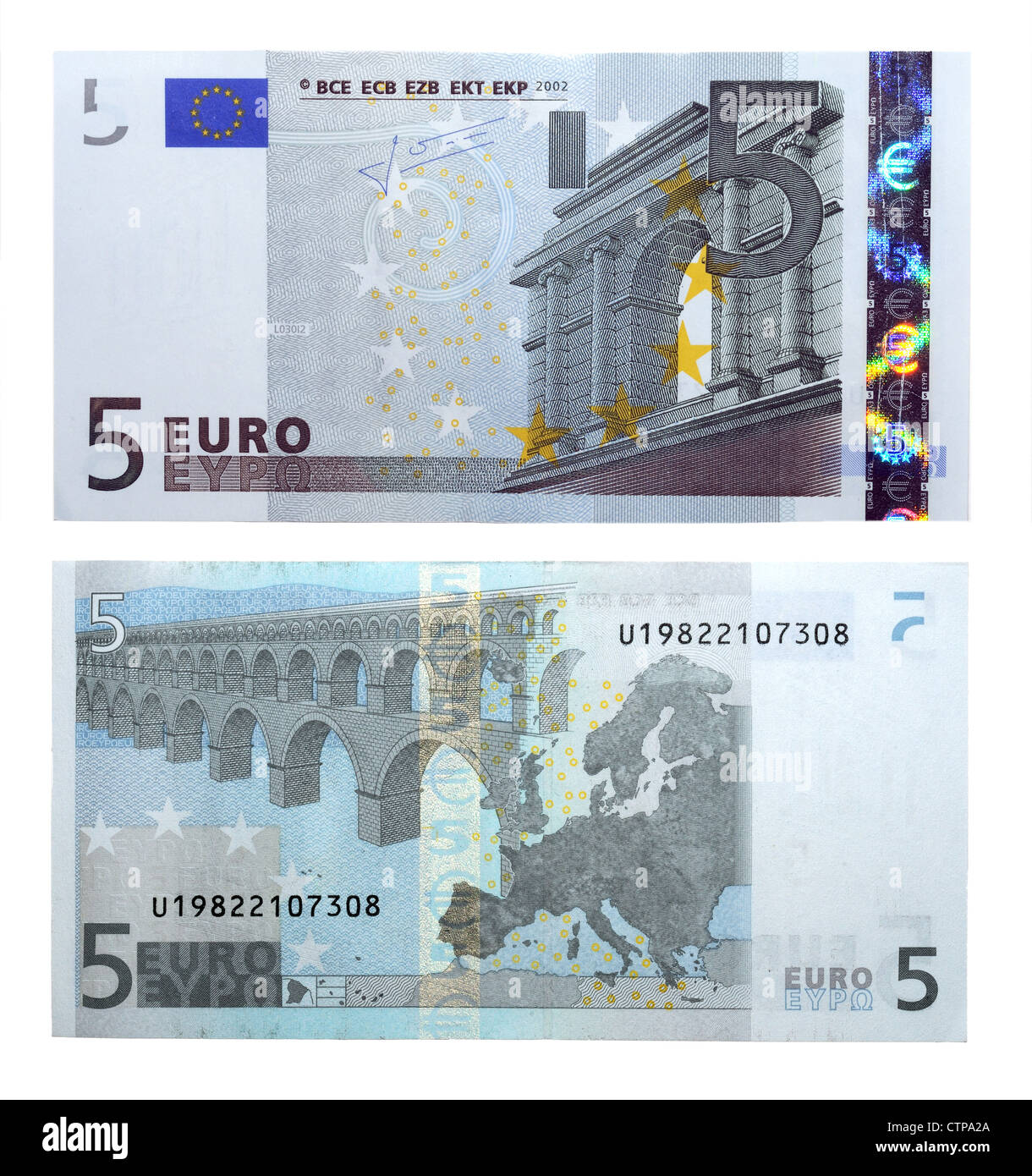5 Euro Stock Photo