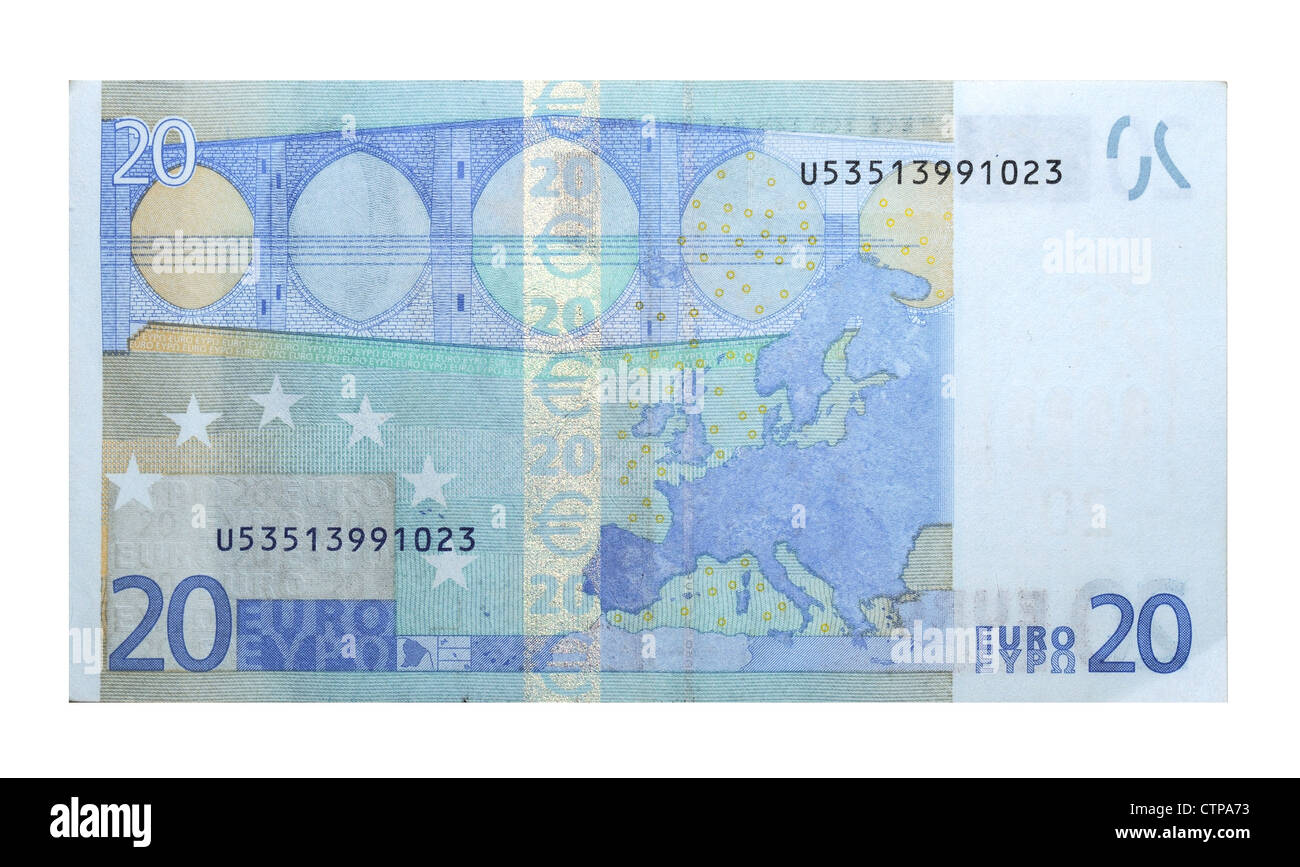 note 20 Euro Stock Photo