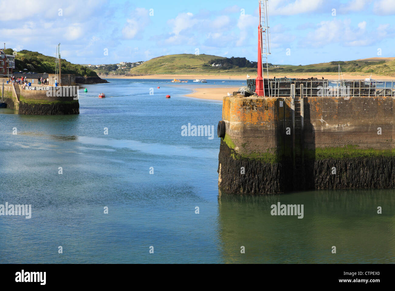 Padstow outer harbour hires stock photography and images Alamy