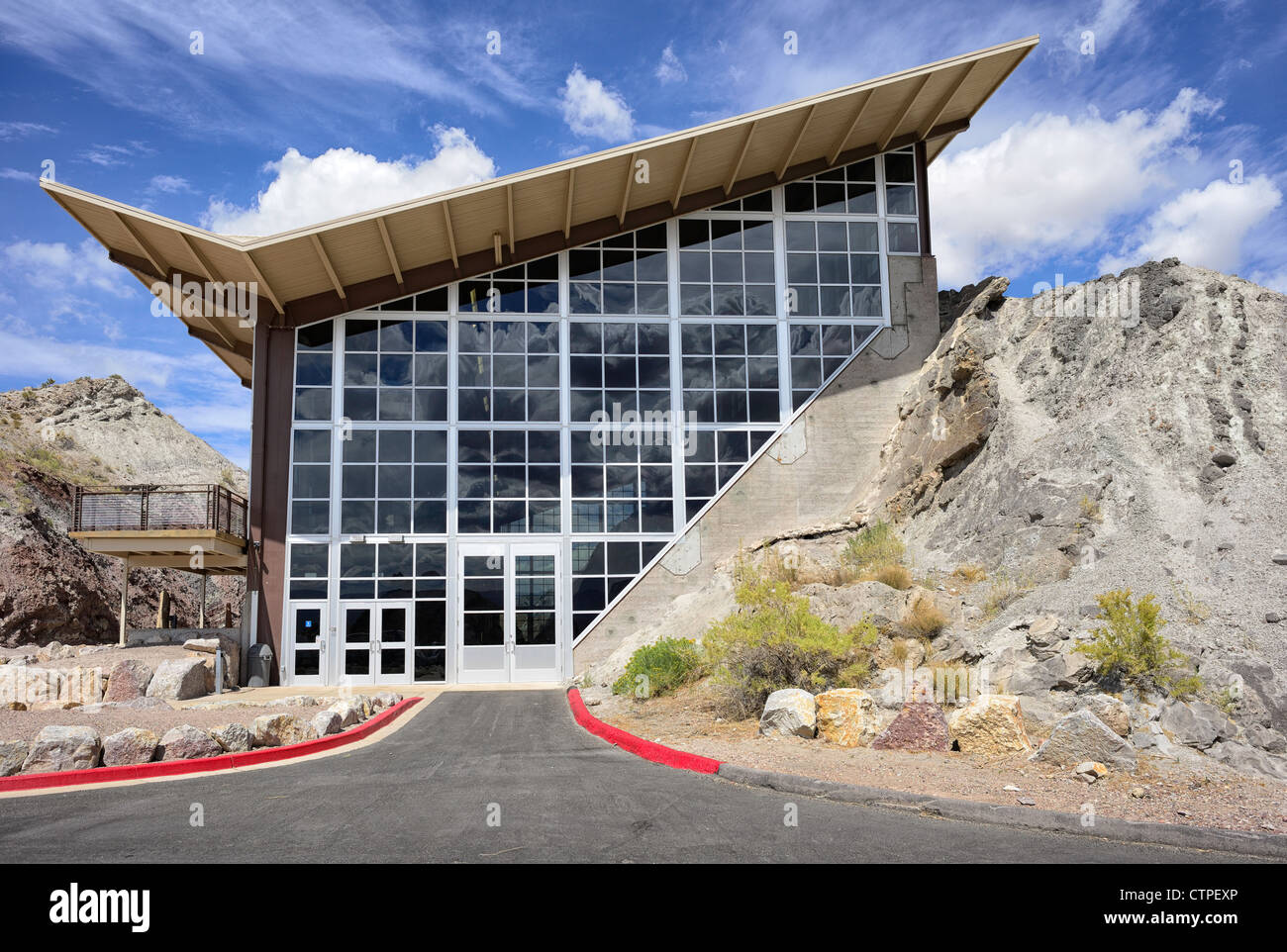 Dinosaur Quarry Fossil Wall building, Dinosaur National Monument, Utah