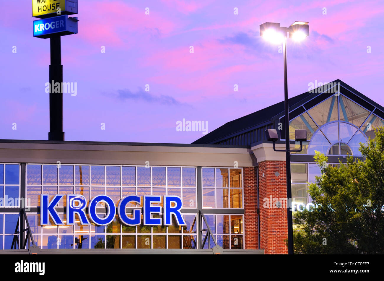 Kroger Grocery Store Stock Photo