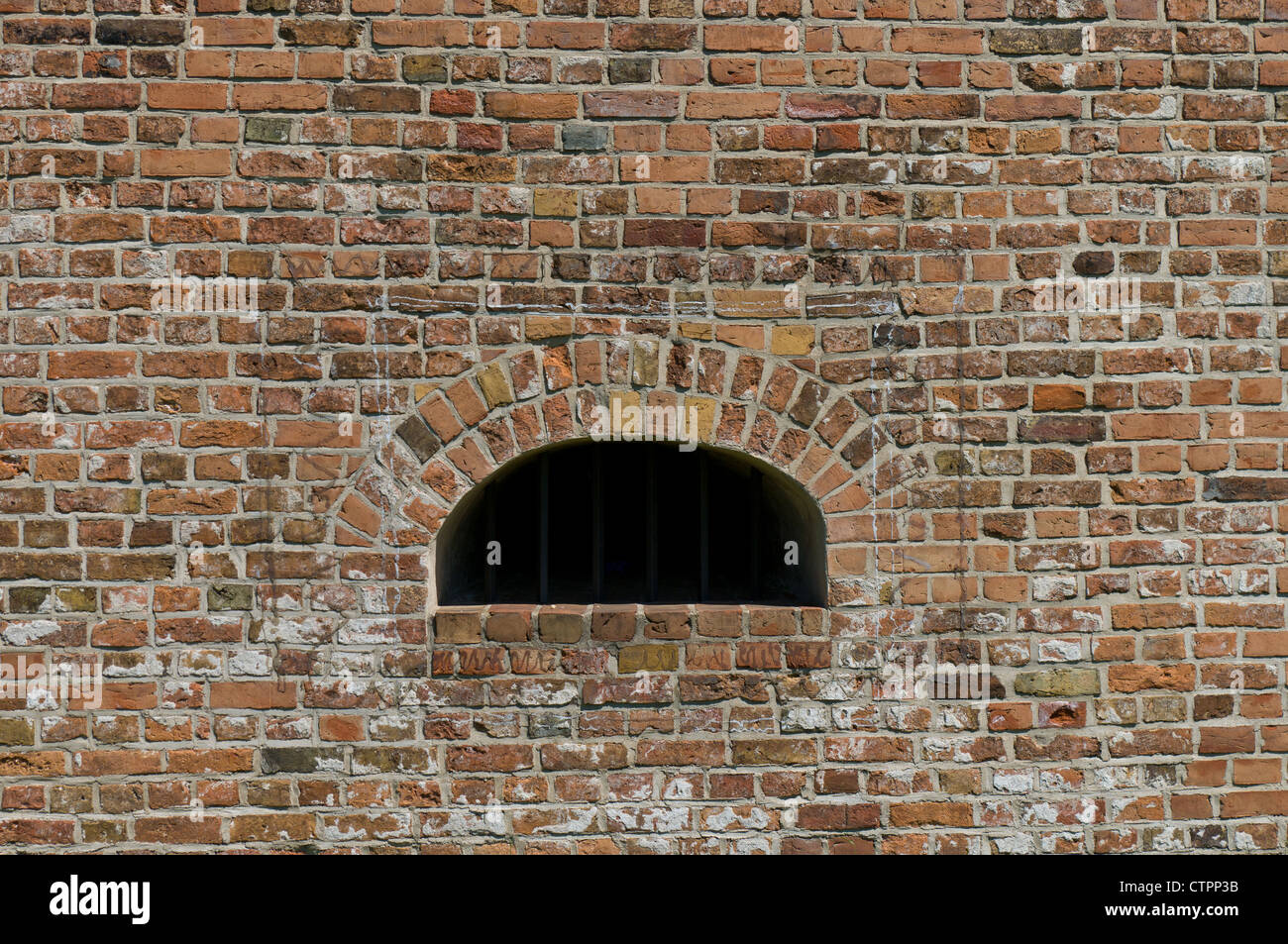 The old brick wall and window Stock Photo - Alamy