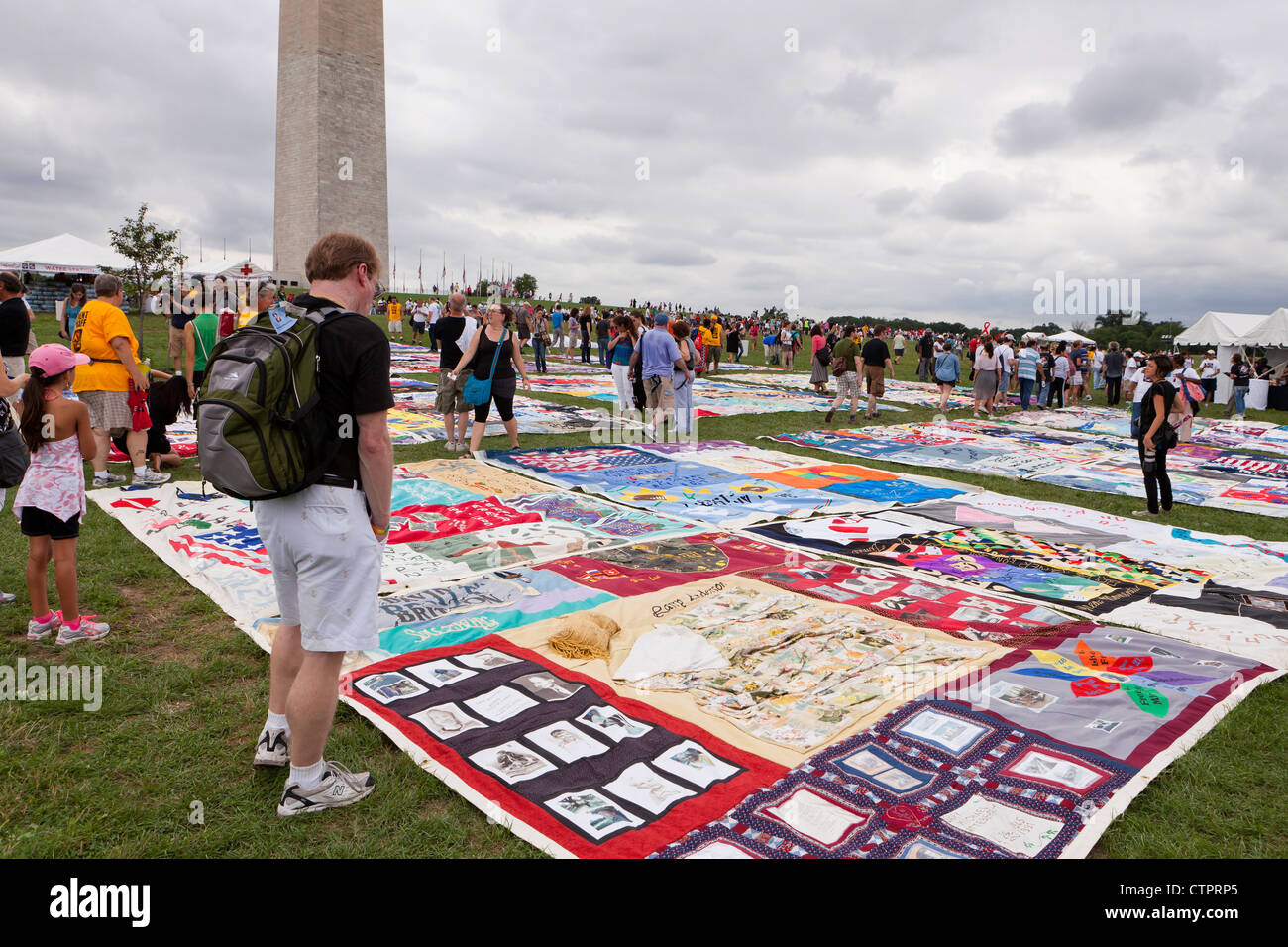 Aids Memorial Quilts High Resolution Stock Photography And Images Alamy