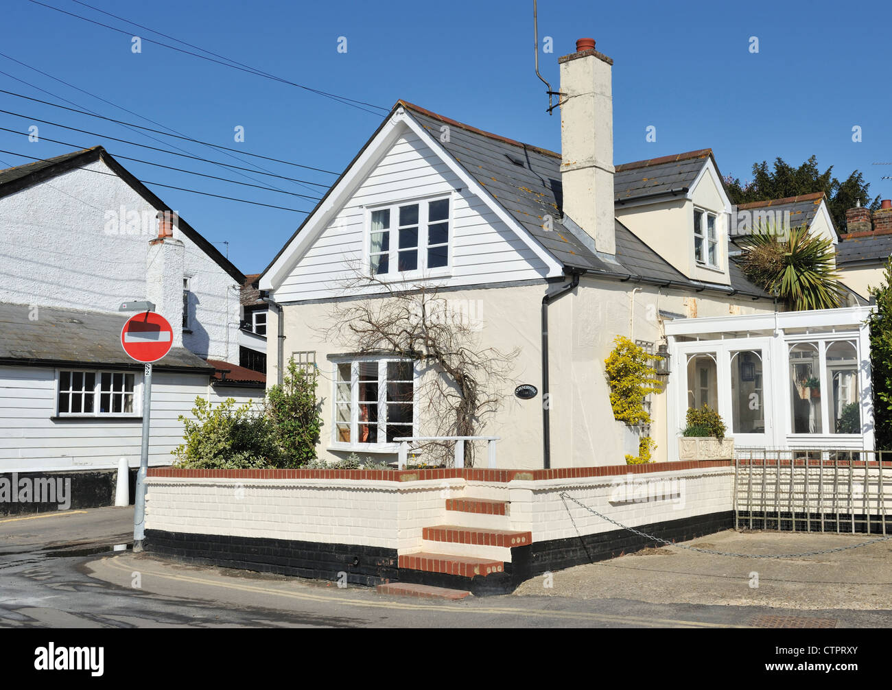 Street in West Mersea, Mersea Island, UK Stock Photo Alamy