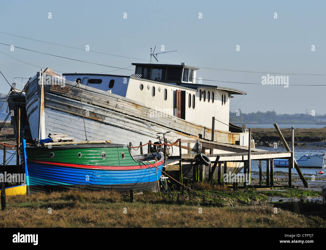 Boat, West Mersea, UK Stock Photo Alamy