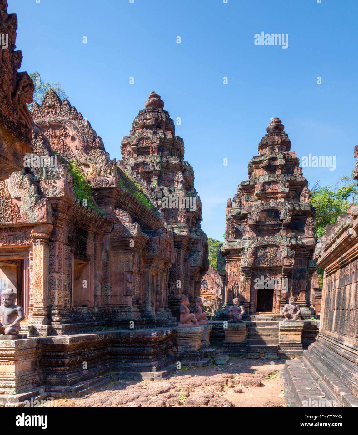 Banteay Srey temple in Cambodia Stock Photo