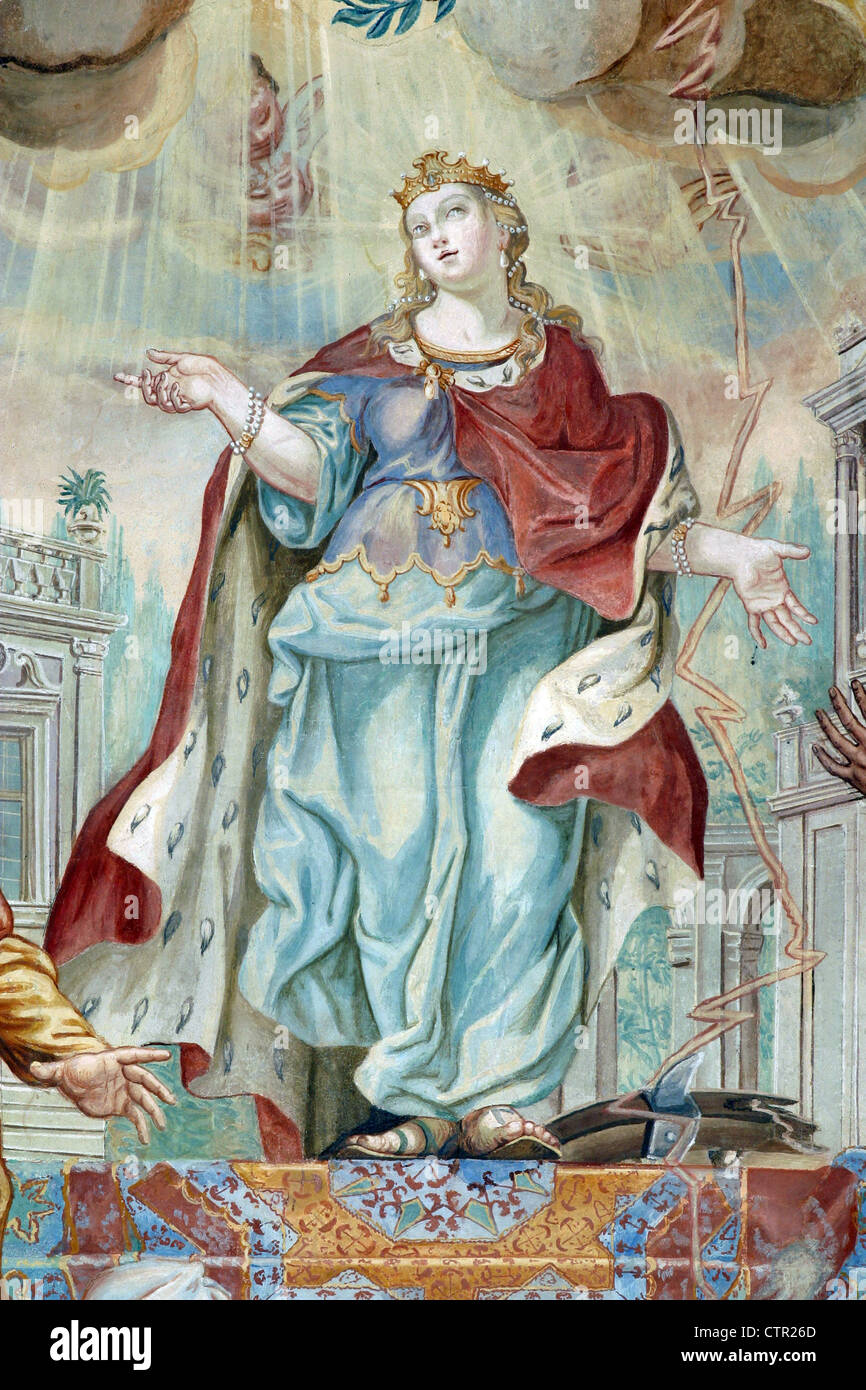 Saint Catherine of Alexandria Stock Photo - Alamy