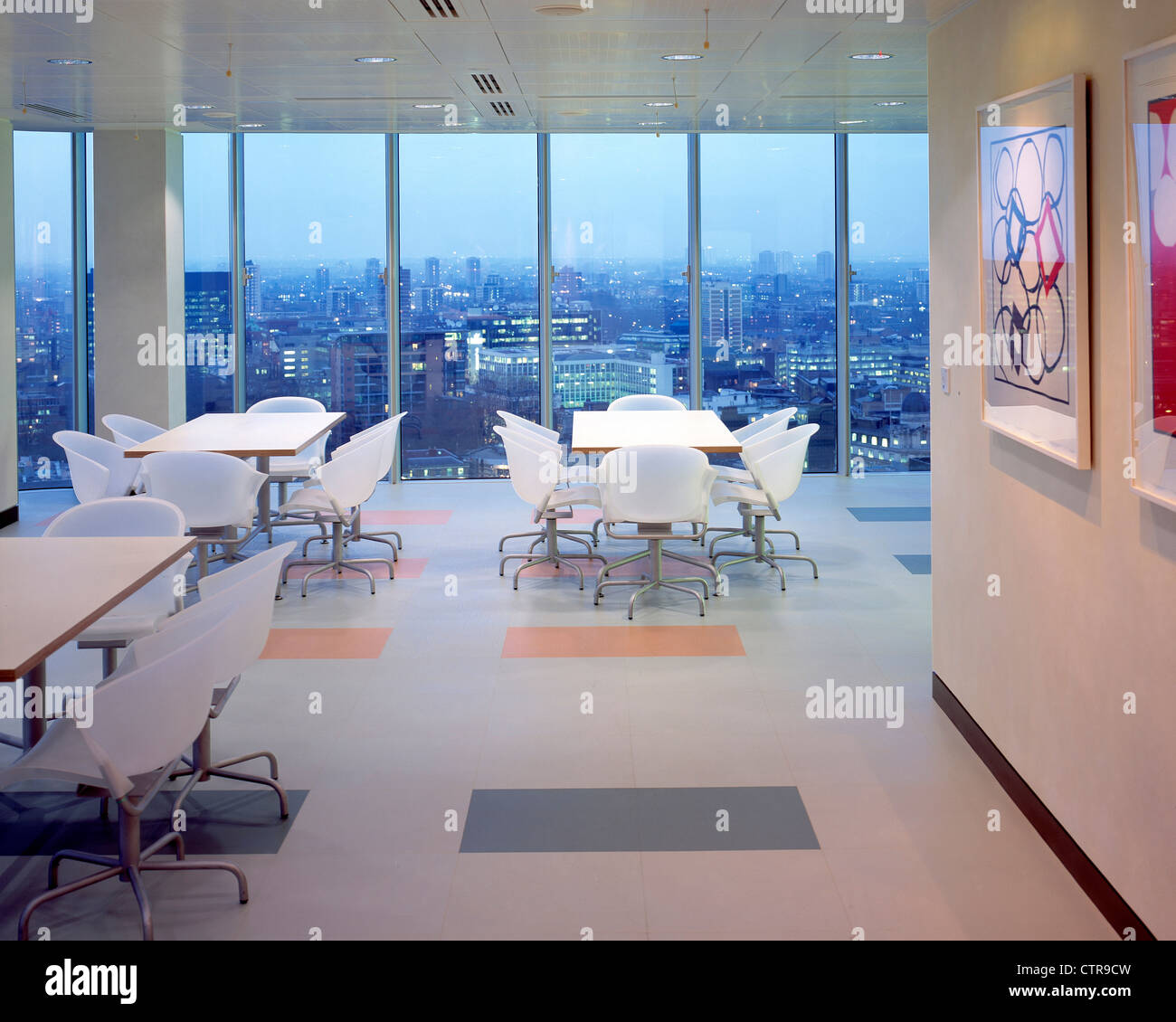 simpson thacher and bartlett offices, citypoint staff room Stock Photo