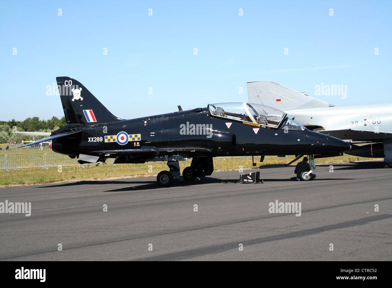 Royal Air Force Hawk T1 trainer jet Stock Photo