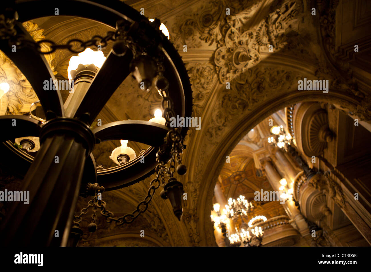 The Palais Garnier (Paris Opera House), in Paris, France Stock Photo