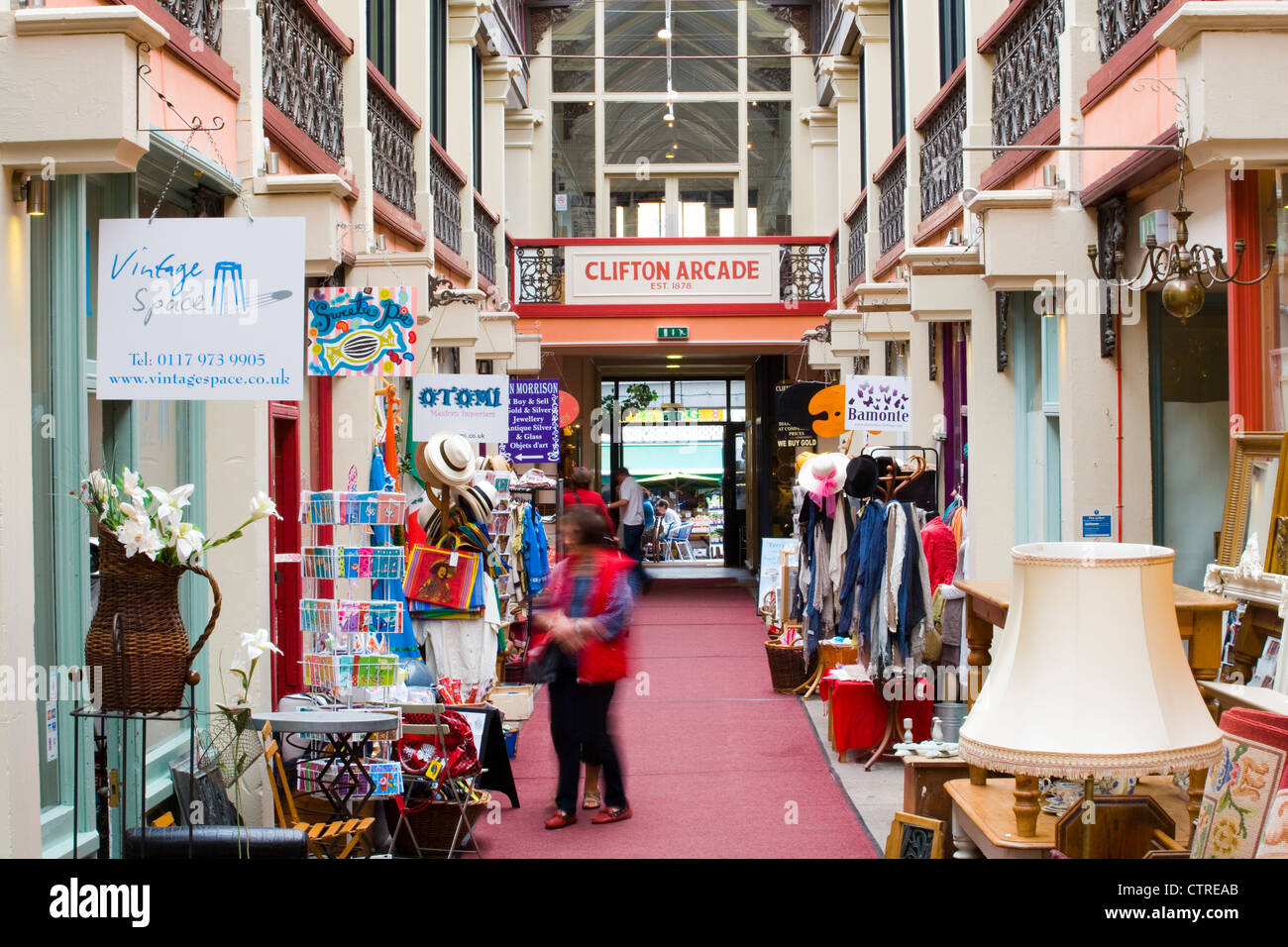 Clifton Arcade Bristol Stock Photo Alamy
