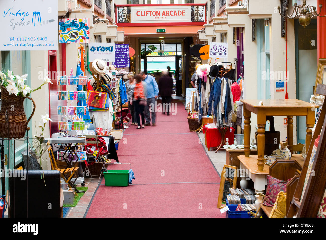 Clifton Arcade Bristol Stock Photo Alamy